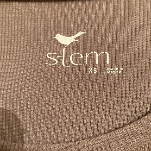 Stem Long Sleeved Ribbed Fitted Shirt - Picture 3 of 3